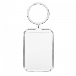 Porte-clés photo personnalisé rectangle