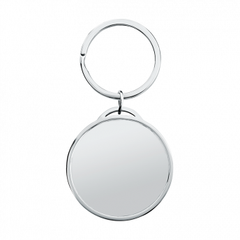 Porte clé Photo Rond de Luxe – Personnalisé avec Photo et Gravure de Texte