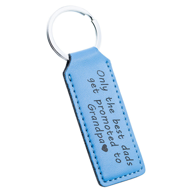 Porte-clés Personnalisé en Cuir Véritable