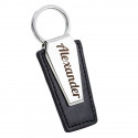 Porte-clés Personnalisé en Cuir avec Plaque Métallique Porte-clés Personnalisé en Cuir avec Plaque Métallique