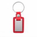 Porte clés en Cuir Personnalisé – Plaque Rectangle & Gravure sur Mesure