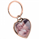 Porte-clés Luxe Cœur Gravé Personnalisé avec Photo Chien ou Chat Porte-clés Luxe Cœur Gravé Personnalisé avec Photo Chien ou Chat