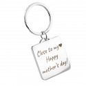Porte-clés Luxe Carré Gravé Personnalisé avec Photo Chien ou Chat Porte-clés Luxe Carré Gravé Personnalisé avec Photo Chien ou Chat
