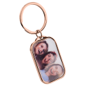 Porte-clés Commémoratif Luxe Cœur Gravé Personnalisé avec Photo Porte-clés Commémoratif Luxe Cœur Gravé Personnalisé avec Photo