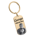 Porte clés Photo Personnalisé – Design “Meilleur Papa” avec Nom Gravé