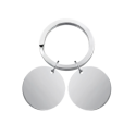 Porte clé Double Rond Personnalisé Couple – Vos Photos & Vos Prénoms